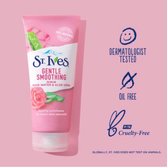 3/$15 St. Ives Face Scrub Rose Water & Aloe Vera - Picture 2 of 3